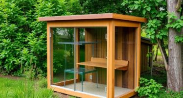 Клетки с выгулом: как сделать и использовать