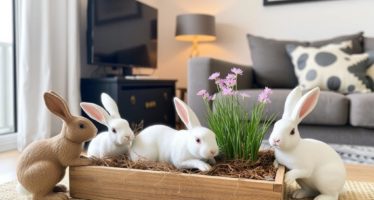 Содержание декоративных кроликов в квартире: как сделать дом пушистого жильца уютным и безопасным