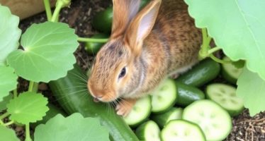 Огурцы для кроликов: сезонная подкормка