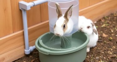 Автопоилки для кроликов: виды и установка