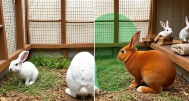 Зонирование в крольчатнике: разделение по возрастам и полу